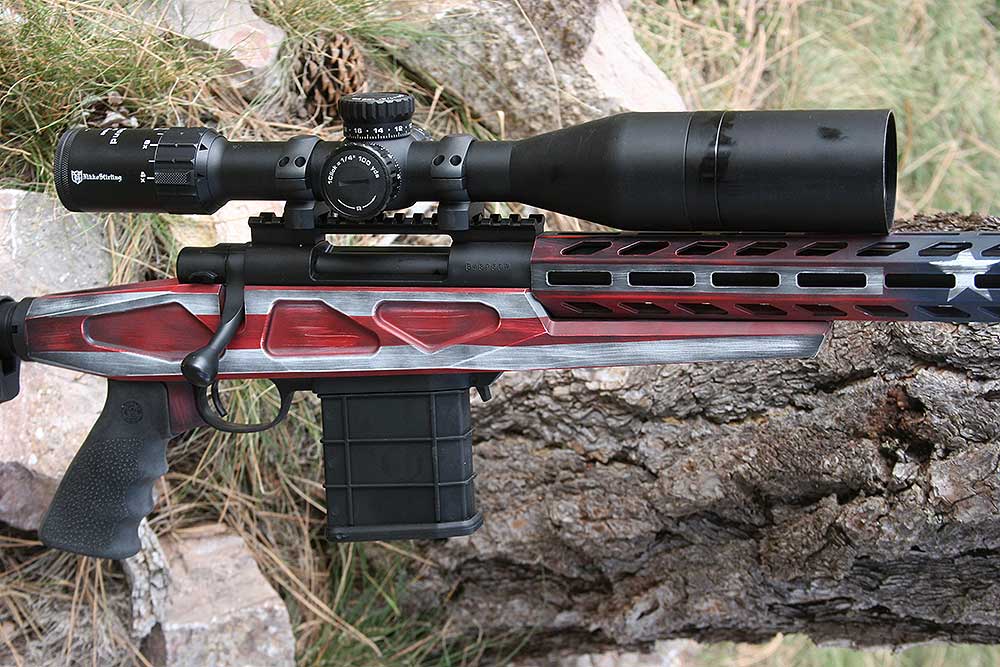 Legacy Sports Howa 1500 with sun shade varmint optics