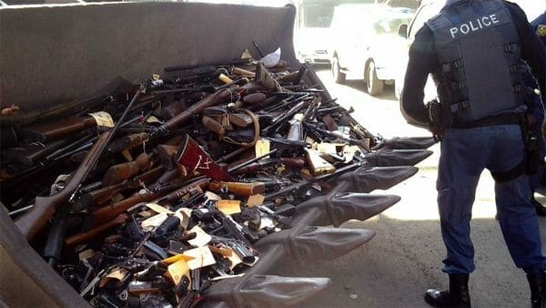 South African Gun Confiscations