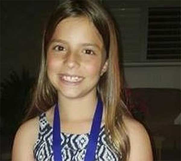 The 10-year-old victim, Julianna Kozis, was from Markham, Ontario, police say (Image: Toronto Police)