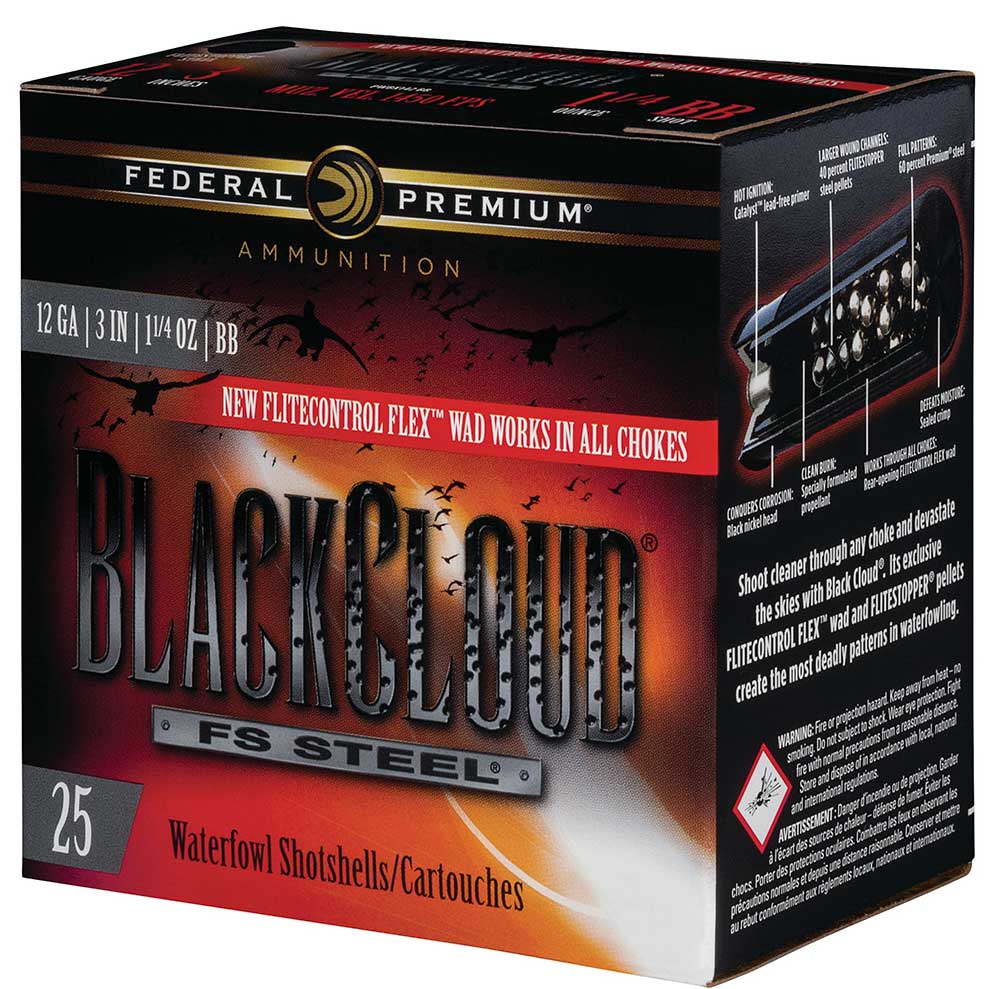 Federal Premium Expand Load Options for Black Cloud with FLITECONTRL FLEX