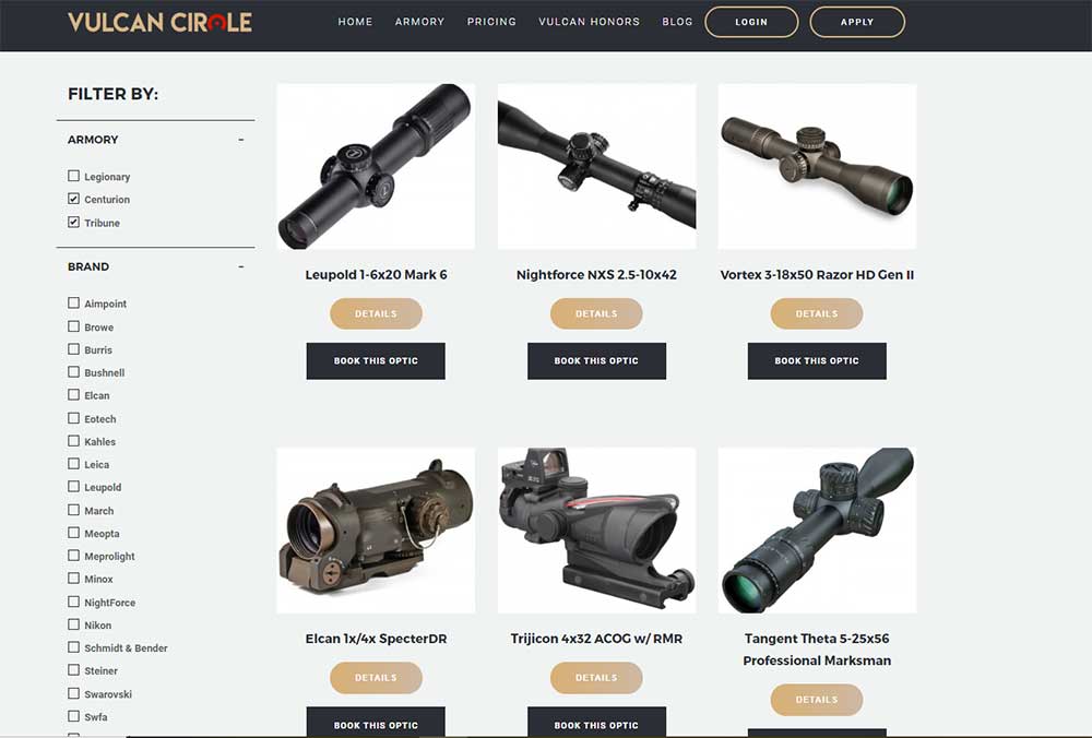 Vulcan Circle Launches All-New Optics Subscription Service