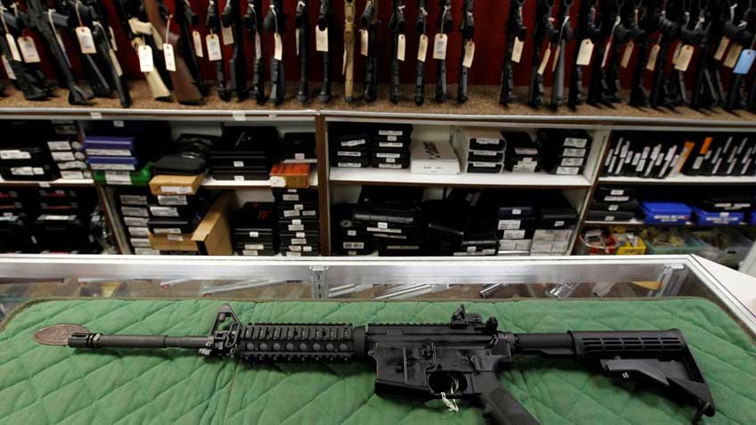 AR-15 Rifle America’s Rifle Gun Shop Counter