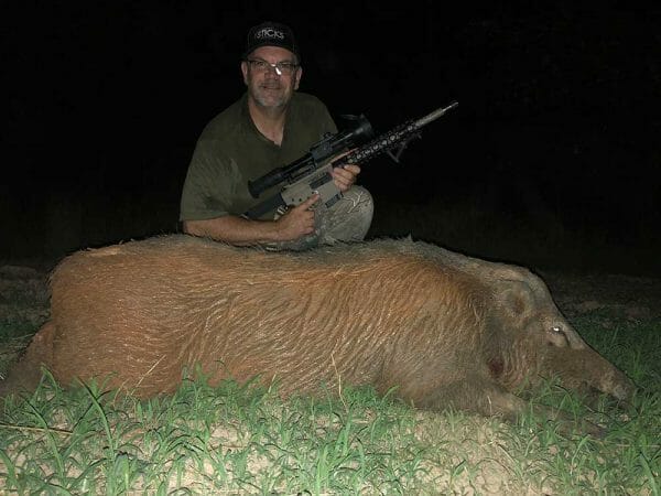 Bill Mooney 200lb Sightmark Hog