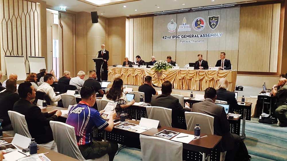 In 2018 the IPSC General Assembly Adopts MISSIA Plan, Pistol Caliber Carbine (PCC) as a Separate Discipline, two new Handgun Production Optics Divisions and other proposals affecting over 50 IPSC Competition Rules.