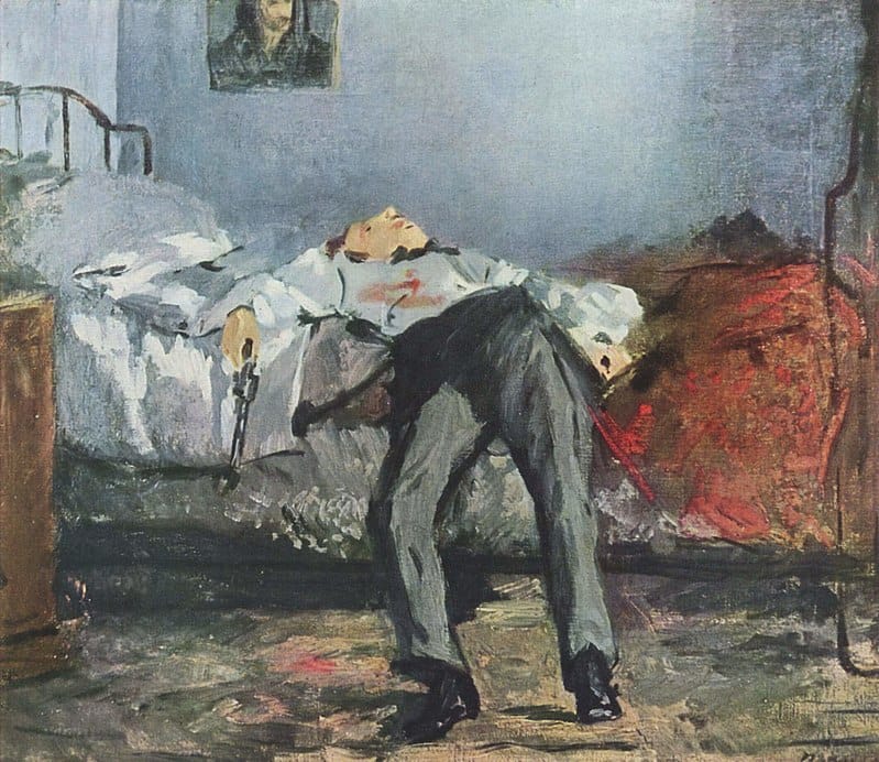 Le_Suicidé Édouard Manet, Public domain