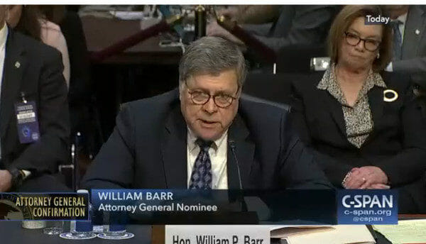 AG Nominee William Barr on Second Amendment During Confirmation Hearings