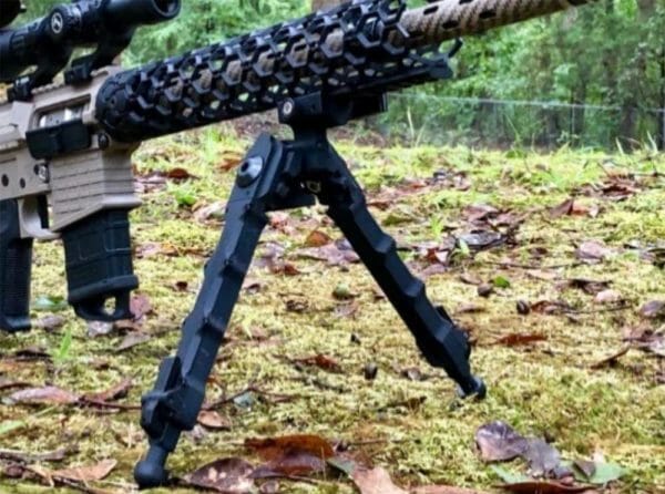 Unique ARs 12” Ultra-Lightweight Hex handguard & Accu-Tac G2 Bipod