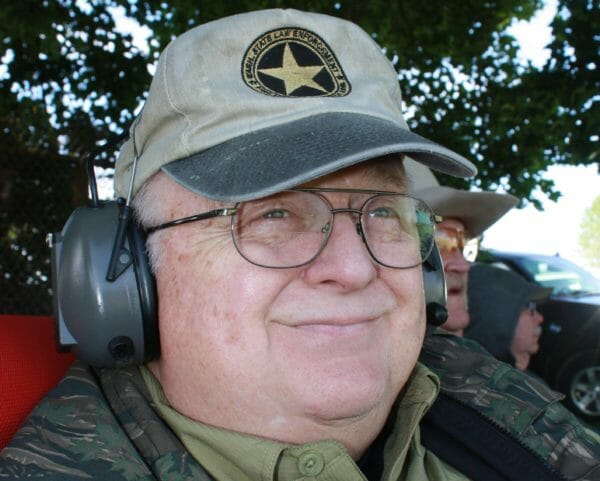 WAC President Bill Burris at a 2018 shooting competition. (Dave Workman)