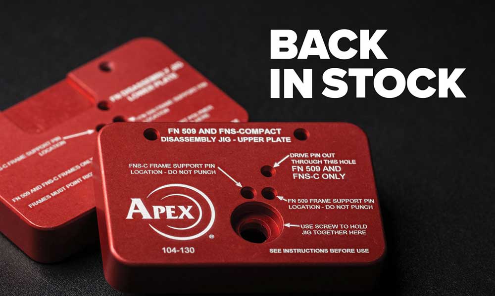 Back In Stock, Apexâ€™s FN509/FNS-C Disassembly Fixture