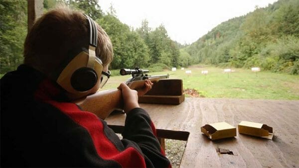 Shooting Gun Range Bench