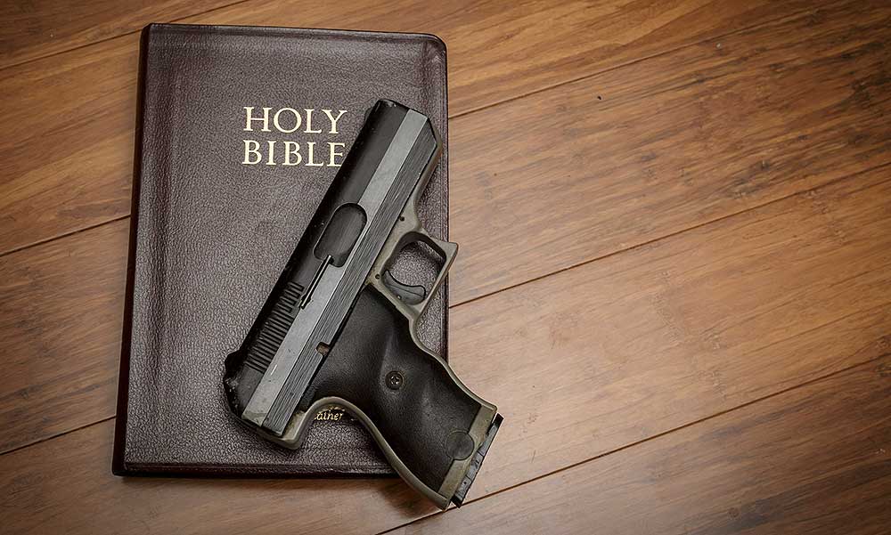 Church Security Bible Gun