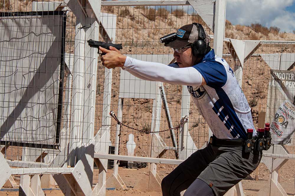 Hwansik Kim of Walther Shooting Team takes 1st place Production Optics with Q5 Match Steel Frame at 2019 Extreme Euro Open