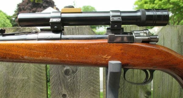 Fabrique Nationale J. C. Higgins Model 50 Rifle Mauser Action Left Side