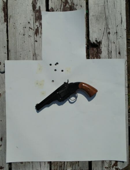 Uberti Schofield Wells Fargo Revolver .45 Colt - Second Target Results