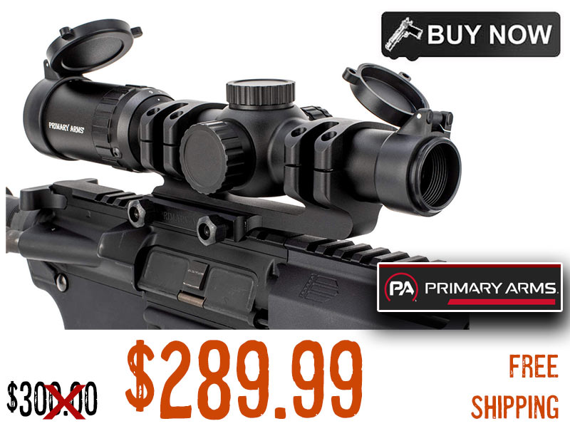 Primary Arms SLx 1-6x24mm SFP Rifle Scope Gen III Sale