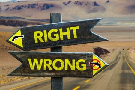 Right x Wrong Left Right Liberal Conservative iStock-830561644