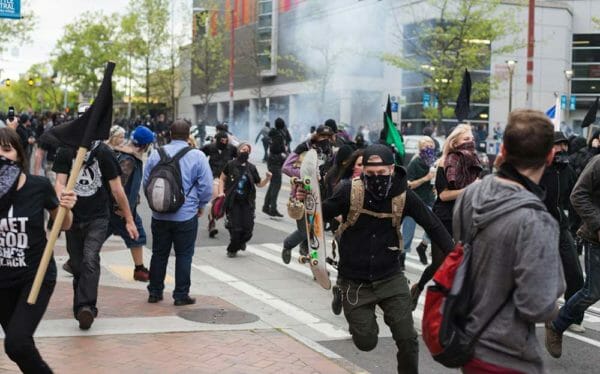 Seattle Antifa Protestors