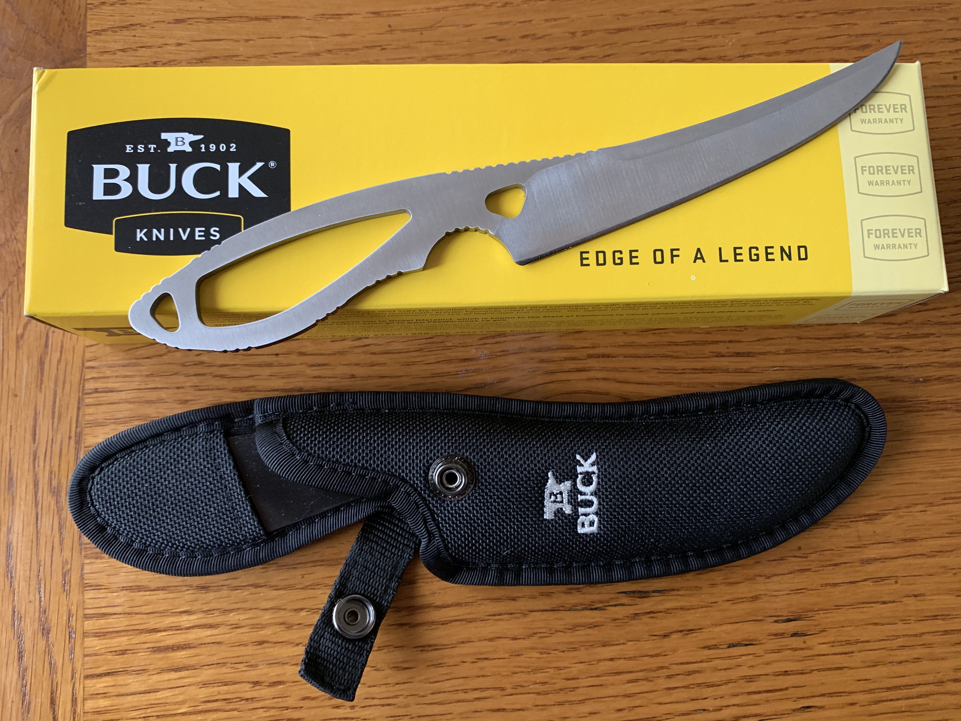 If you're a backcountry hunter, you're going to love the Buck Paklite Boning Knife.