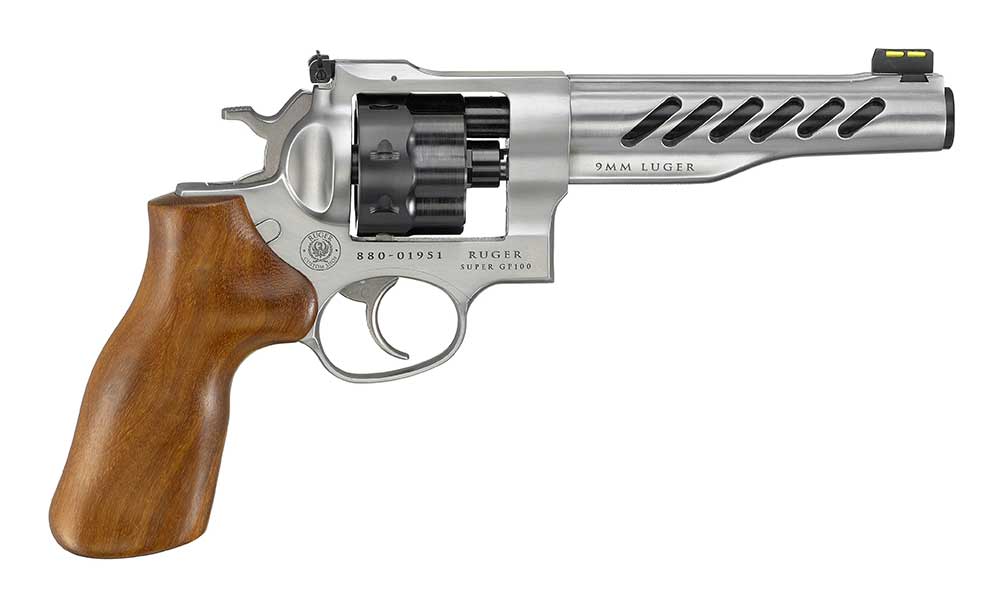 Ruger Custom Shop Super GP100 Competition Revolver Now Chambered in 9mm Luger