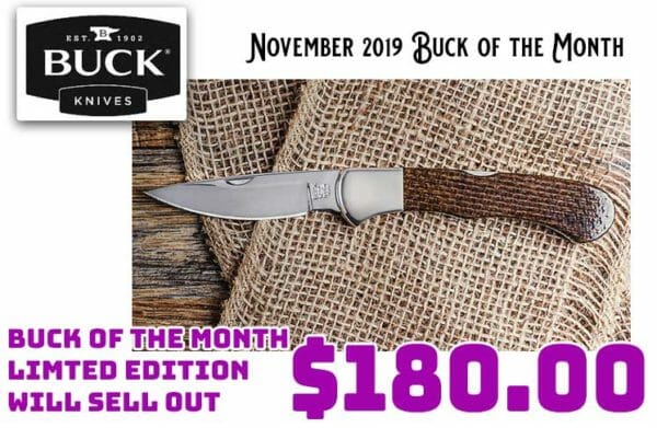 November 2019 Buck of the Month