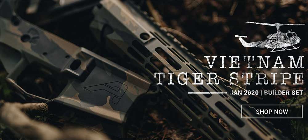 Areo Precision January 2020 Builders Set Out Now in Vietnam Tiger Stripe Camo