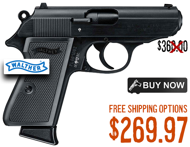 Walther PPK S 22 Long Rifle 3.3in Black Pistol Sale