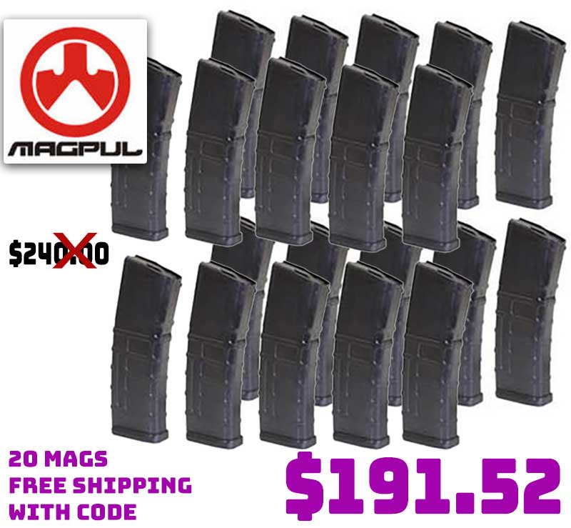 20Pack MAGPUL 30RD PMAG GEN M2 MOE Magazines Deal