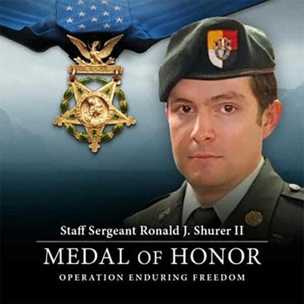 Army Medic Army Staff Sgt. Ronald J. Shurer II in Afghanistan to Receive Medal of Honor