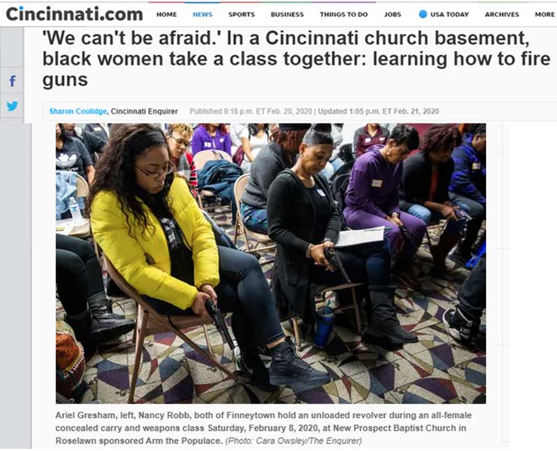 Cincinnati Women Attending CCW Class Re-Define ‘Woke’