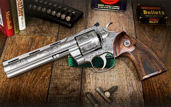 First New Production Colt Python Revolver To Be Engraved