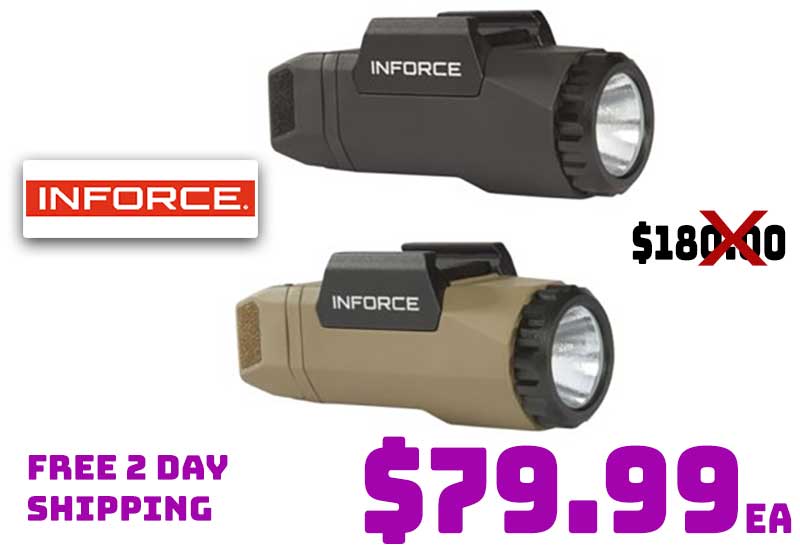 Inforce Gen3 Apl 1913 Universal Weapon Light 79 99 Free 2day S H