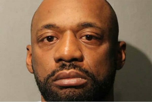 Shomari Legghette, 44, is charged with first-degree murder in the fatal shooting of Chicago police Cmdr. Paul Bauer on Feb. 13, 2018. (Cook County sheriff's office)
