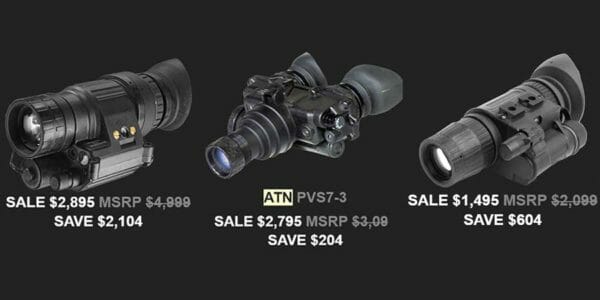 40% on Mil-Spec ATN Night Vision Optics