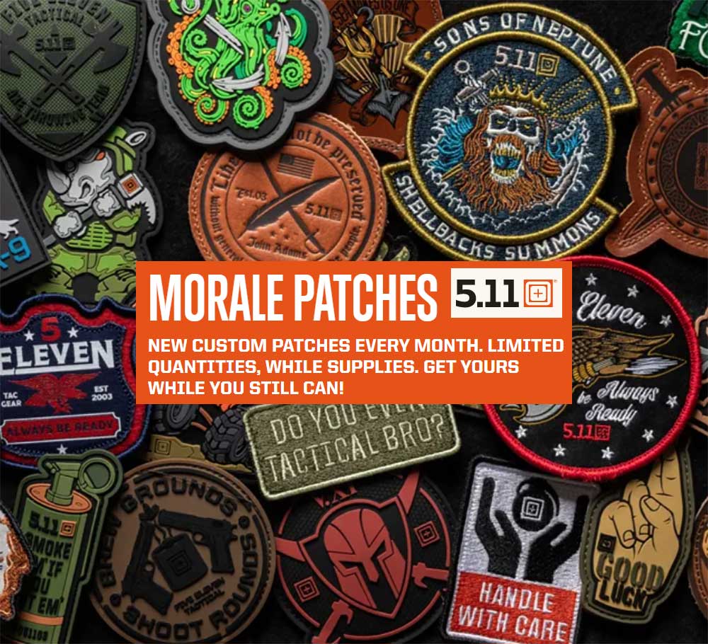 5.11 Morale Patches, New Limited Editions Every Month! ~ VIDEOS