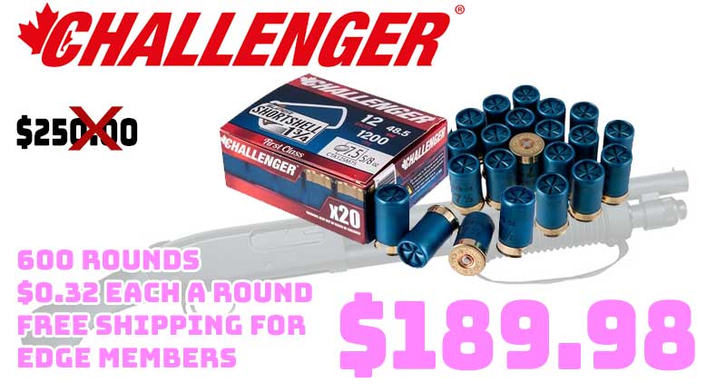 600 Rounds Challenger Super Shortshell 12 Gauge Deal