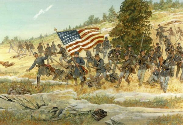 Battle of Gettysburg, July 2, 1863.