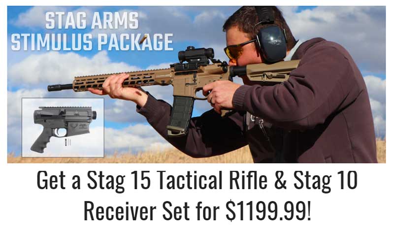 Stag Arms 15 Tactical Complete Rifle & AR10 Receiver Set