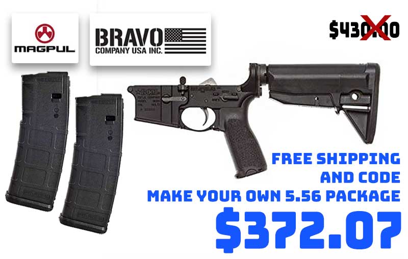 Bravo Company AR15 Complete Lower Receiver 2 Magpul Deal