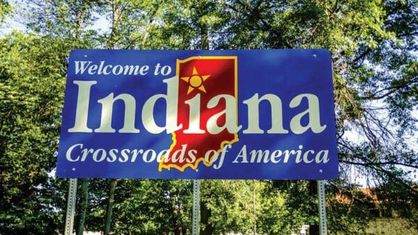 Indiana Road Sign NRA-ILA