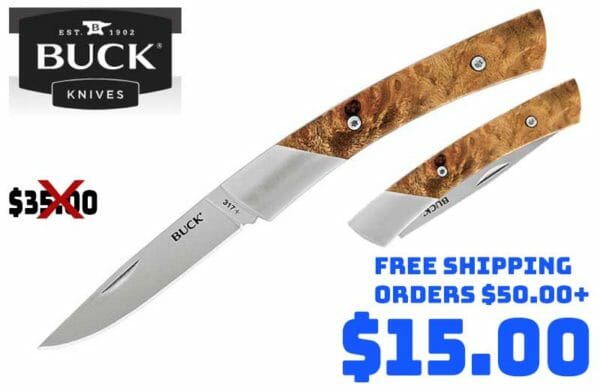 BUCK 317 Ridgeway Folding Knife just... $15.00, 53% OFF, FREE S&H