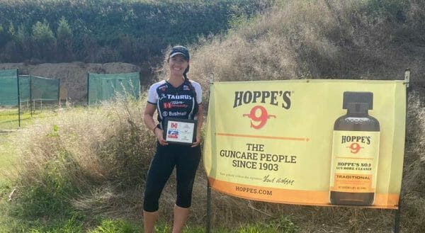 Jessie Harrison Counts on Bushnell, Hoppe’s to Win Ladies Open at USPSA Area 3 Championship