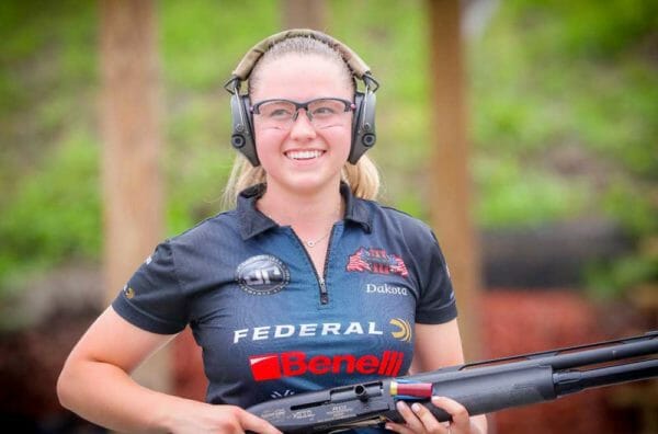 Junior Benelli pro shooter Dakota Overland was the High Lady out of 14 female shooters and finished second in the junior category with 21 total competitors.