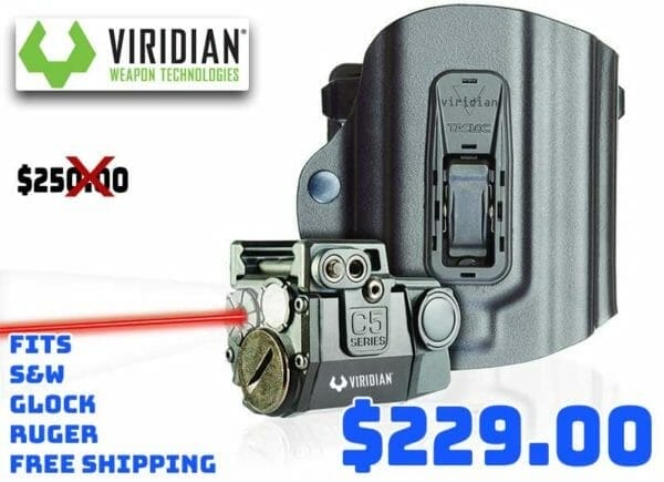 Viridian C5L-R Laser & Light Combo Pack Holster Deal