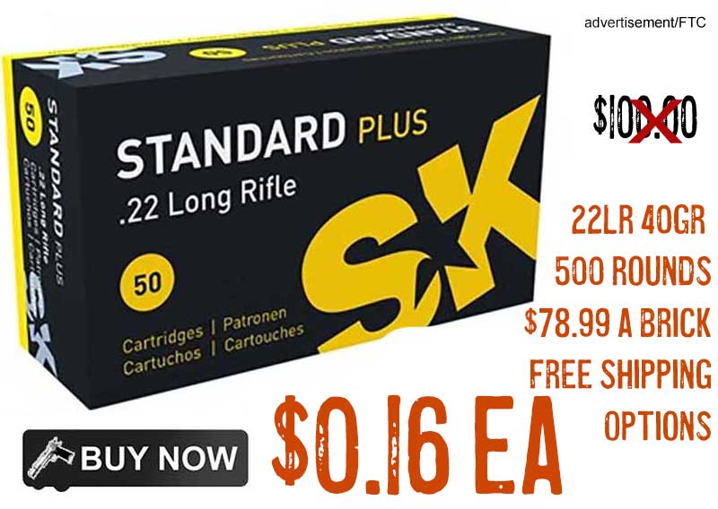 SK Standard Plus 22 Long Rifle 40Gr RN ammunition lowest price