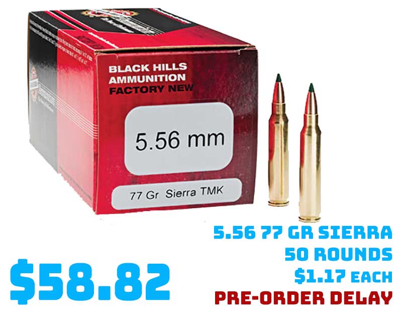 Black Hills 5.56mm 77 Grain Tipped MatchKing Accuracy Evaluation