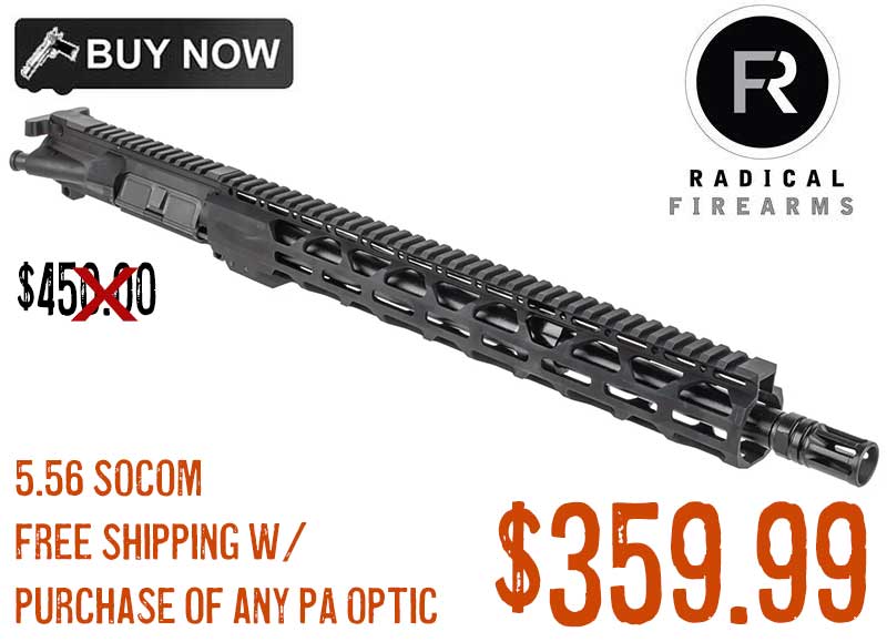 Radical Firearms 5.56 SOCOM Complete Upper & Handguard Sale