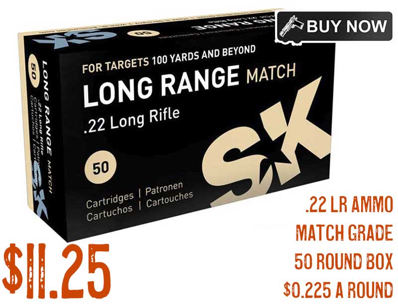 SK Long Range .22 LR Match Ammunition Deal jan2022