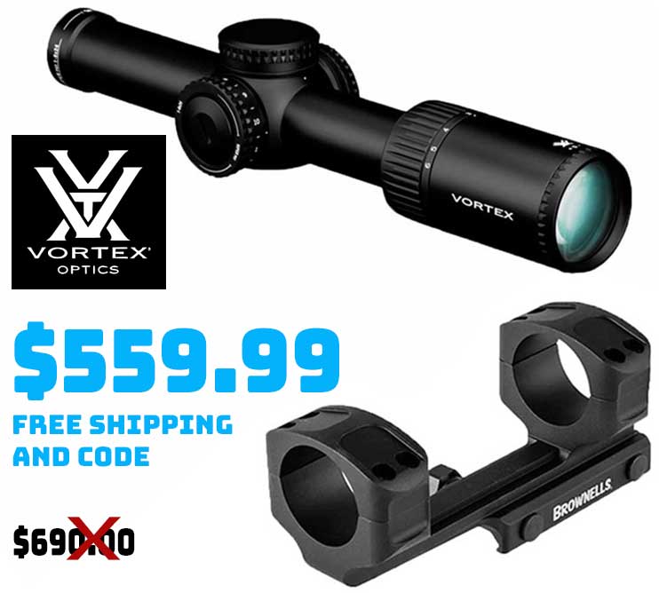 Viper PST Gen II 1-6X24mm Rifle Scope & Base Deal