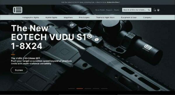 EOTECH Commits to Customer Service with New Website