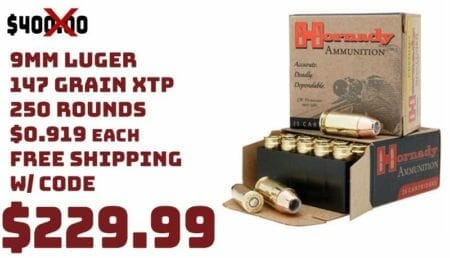 Hornady Custom, 9mm, XTP 124 Grain, Ammo Sale